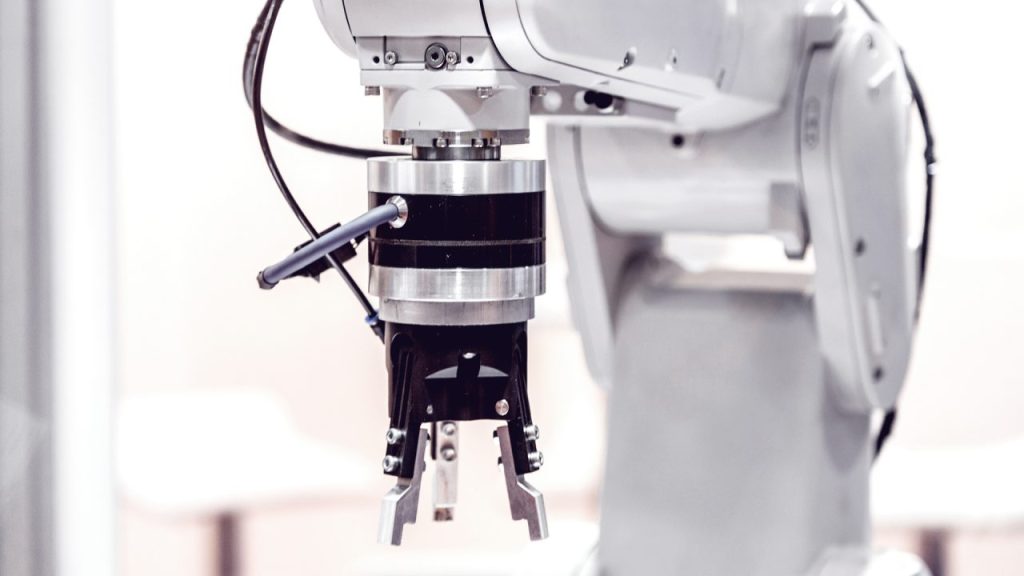 Arm of advanced production machine