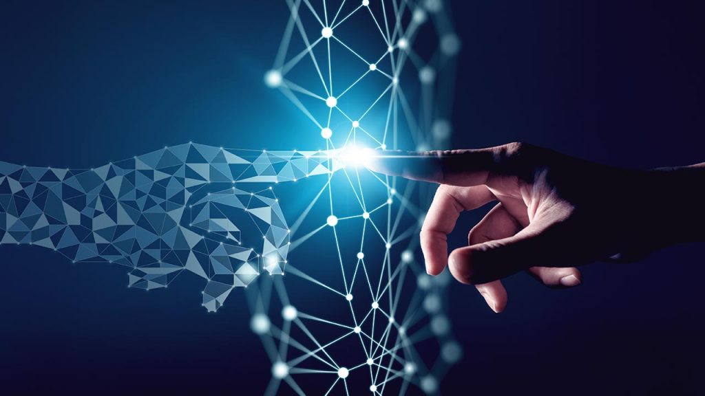 Digital hand meets human