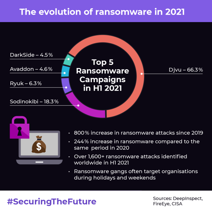 Infographic ransomware