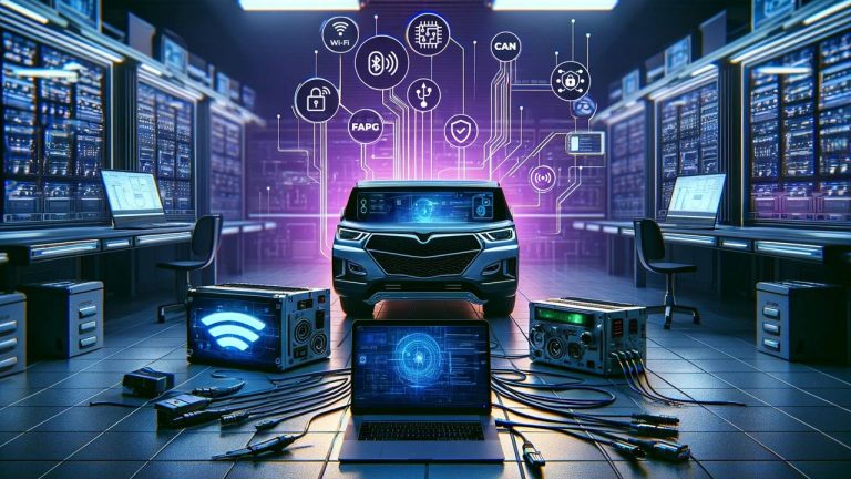 Infotainment system penetration testing